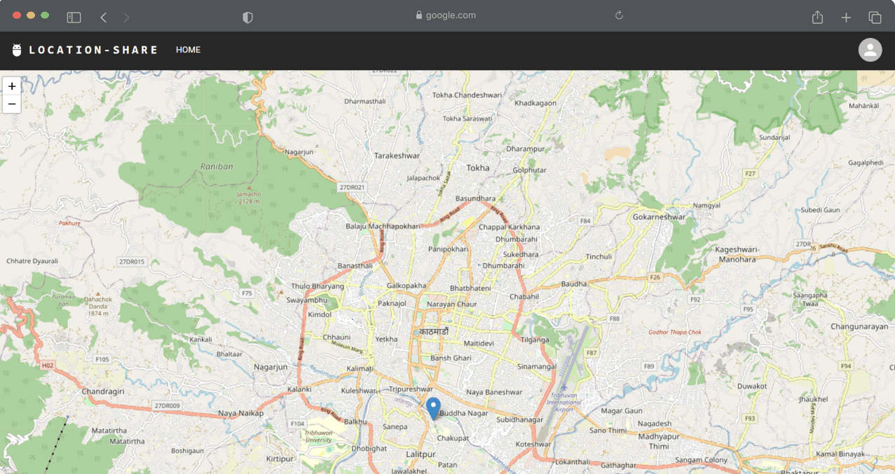 Location Share: A location sharing app